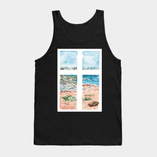 Beach Scene Tank Top